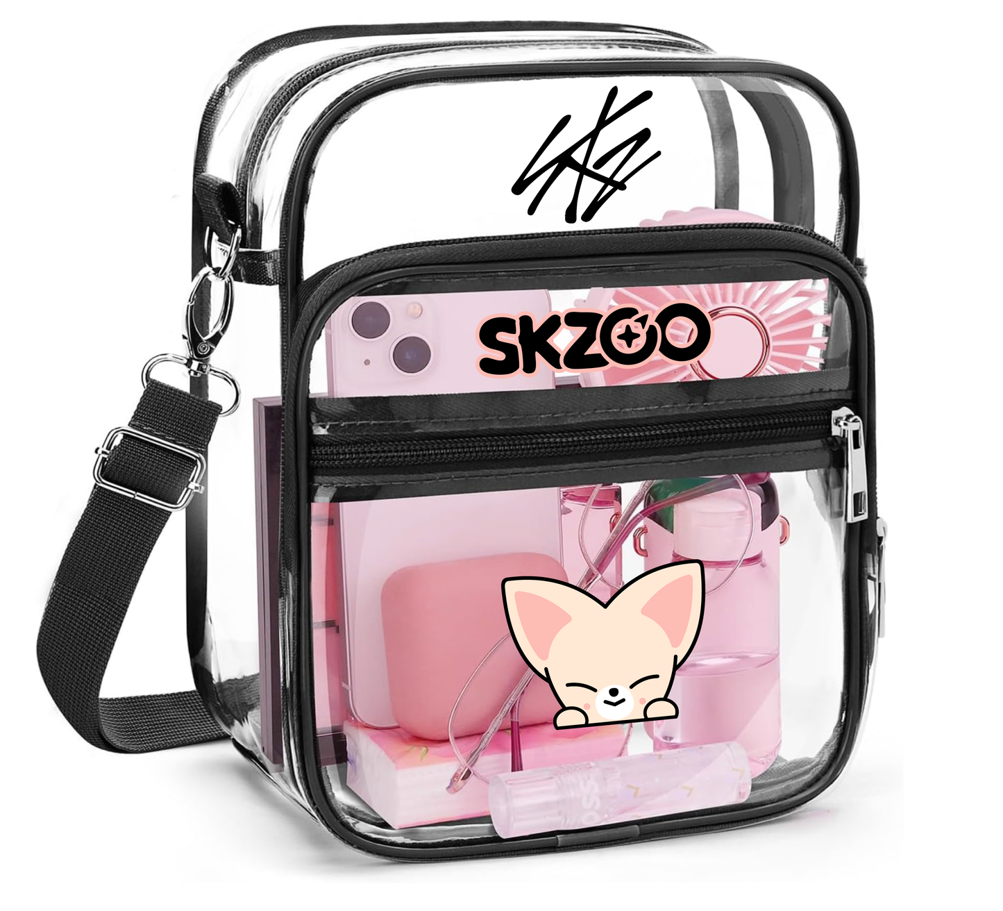 K-Pop Inspired Clear Bag – Cute Character Style