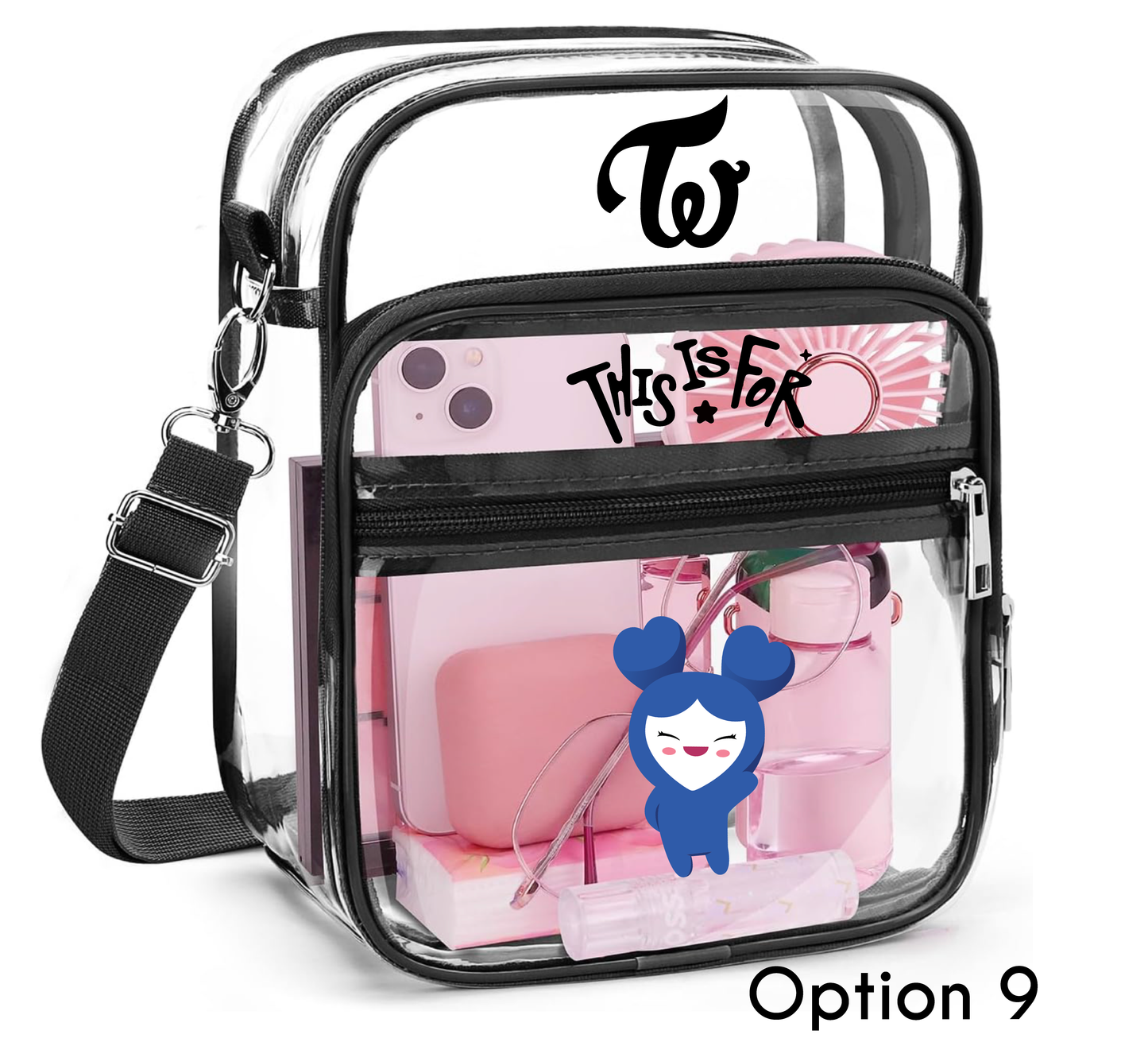 Clear Concert Bag – K-Pop Fan Aesthetic