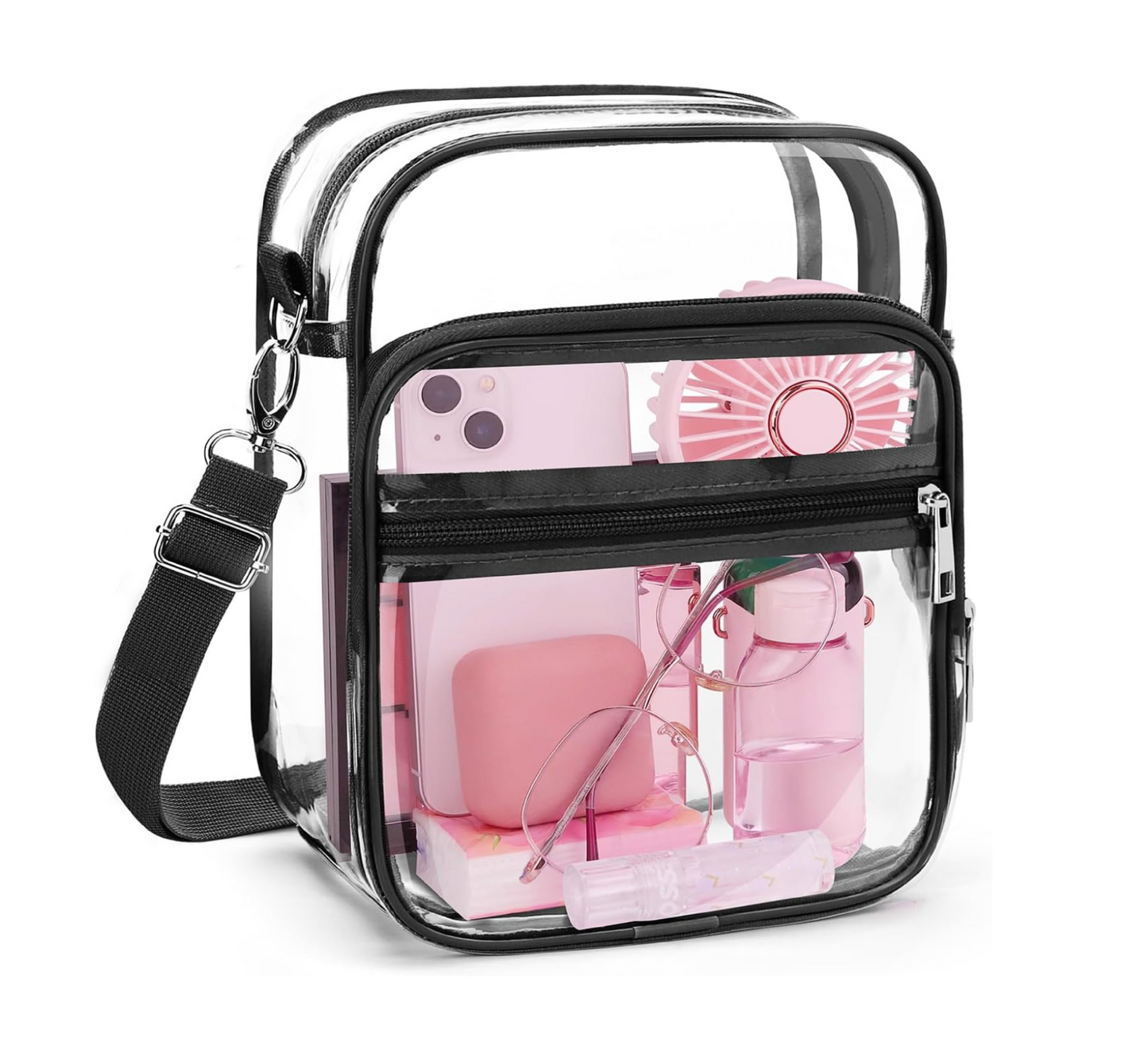 Clear Concert Crossbody Bag – Rock Tour Aesthetic Edition
