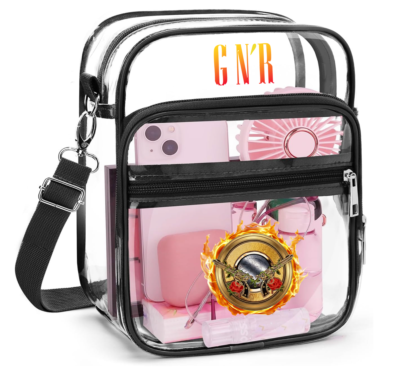 Clear Concert Crossbody Bag – Rock Tour Aesthetic Edition
