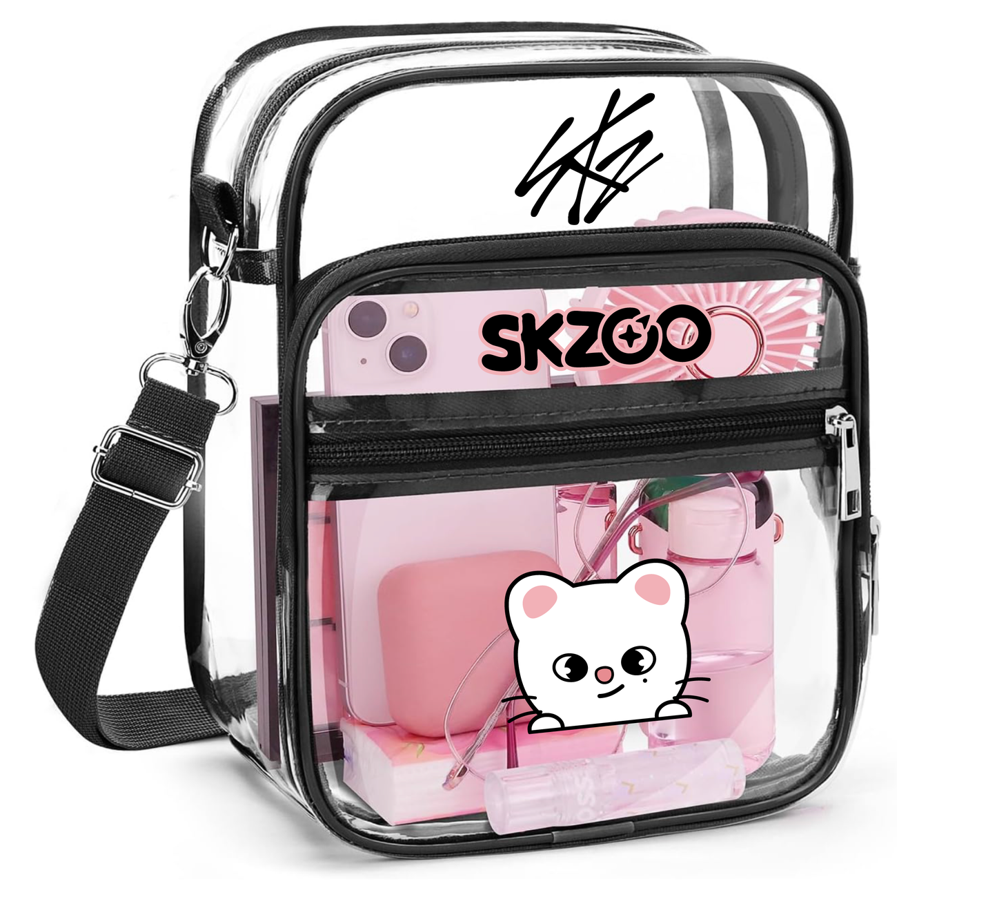 K-Pop Inspired Clear Bag – Cute Character Style