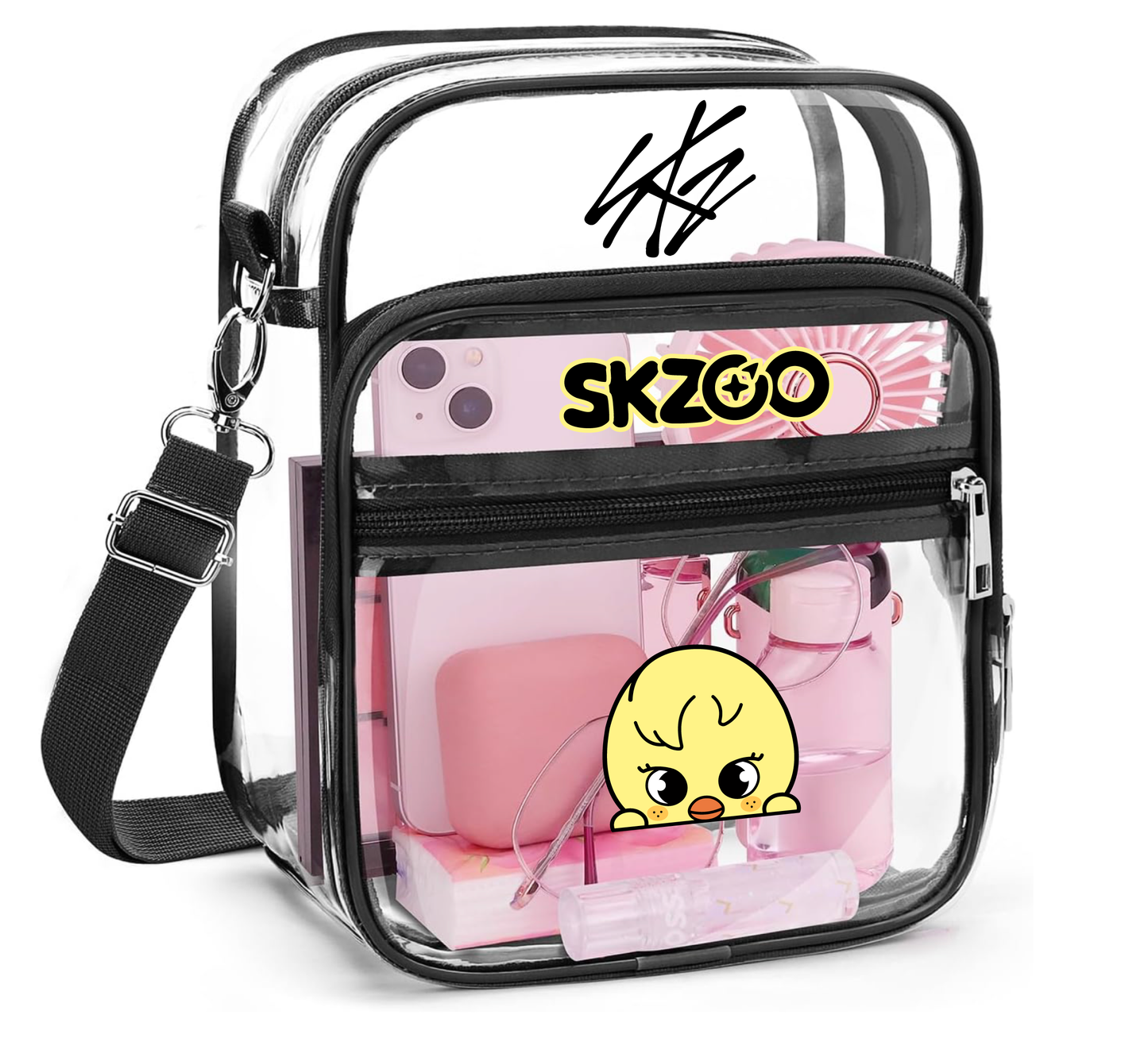 K-Pop Inspired Clear Bag – Cute Character Style