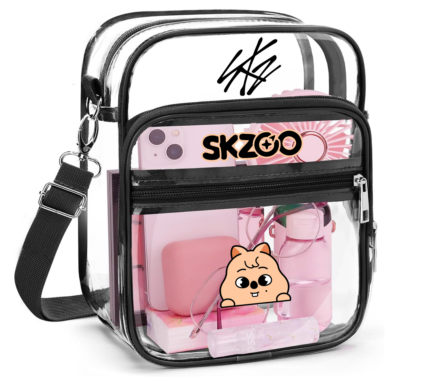 K-Pop Inspired Clear Bag – Cute Character Style