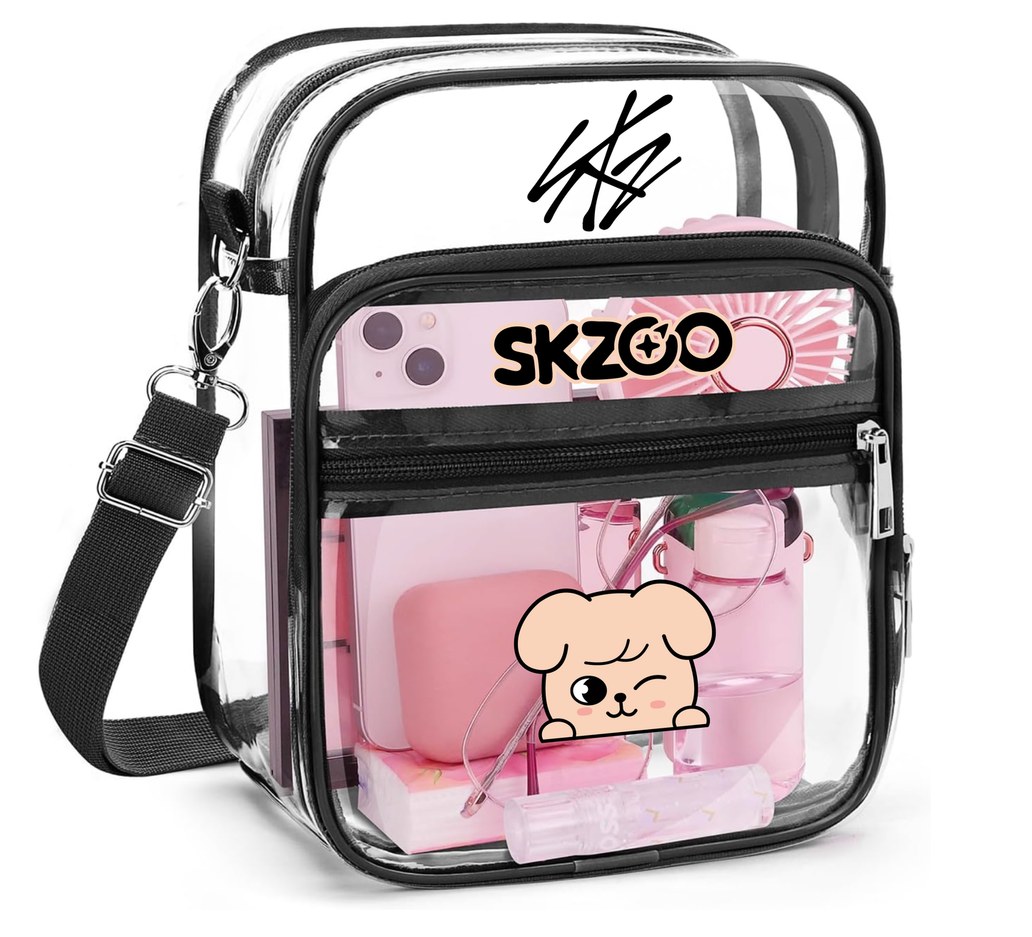 K-Pop Inspired Clear Bag – Cute Character Style