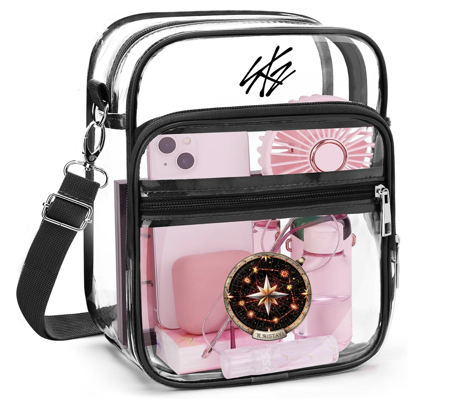 Clear Concert Crossbody Bag – Star Light Aesthetic Edition