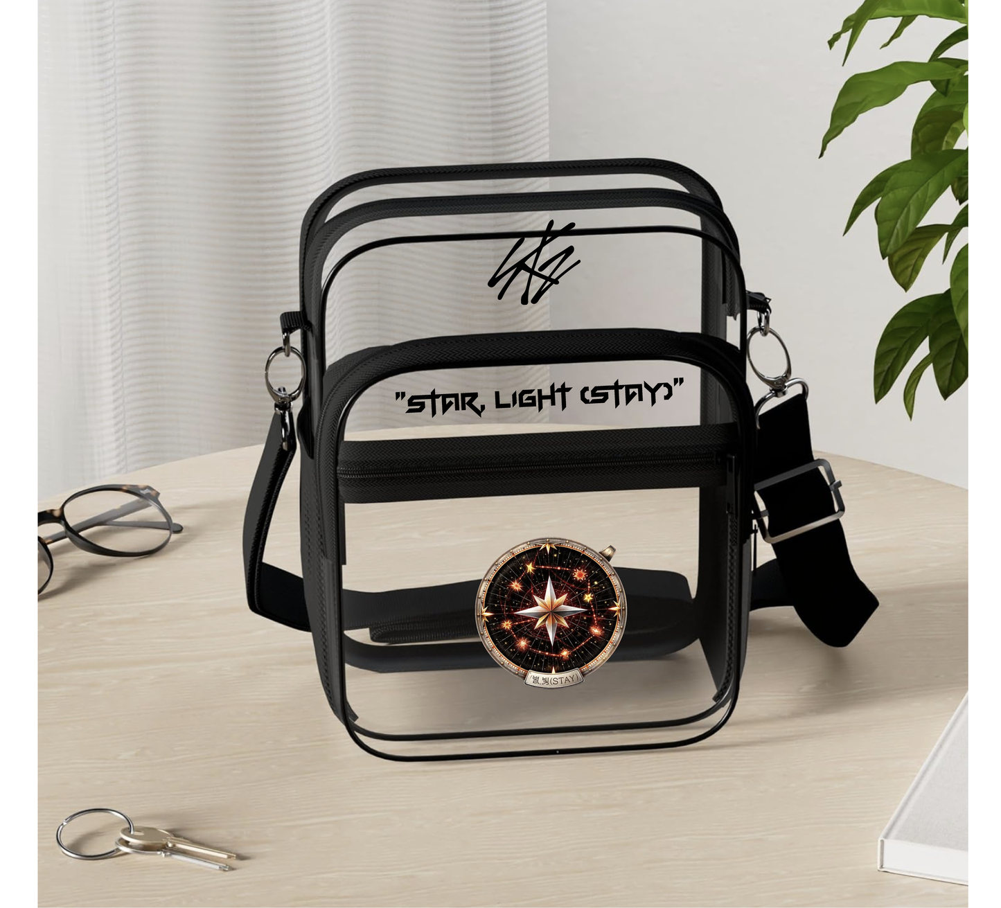 Clear Concert Crossbody Bag – Star Light Aesthetic Edition