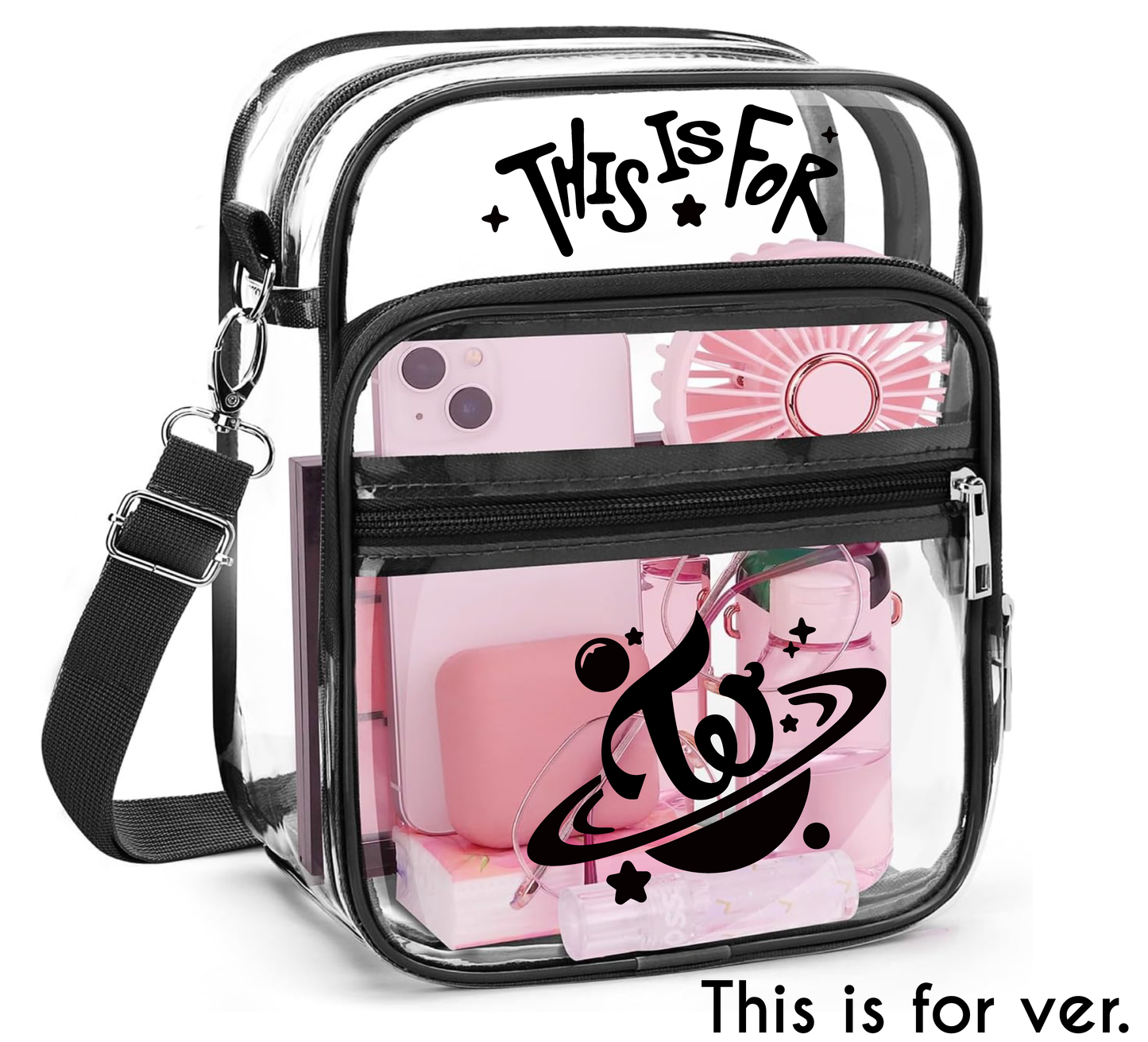 Clear Concert Bag – K-Pop Fan Aesthetic