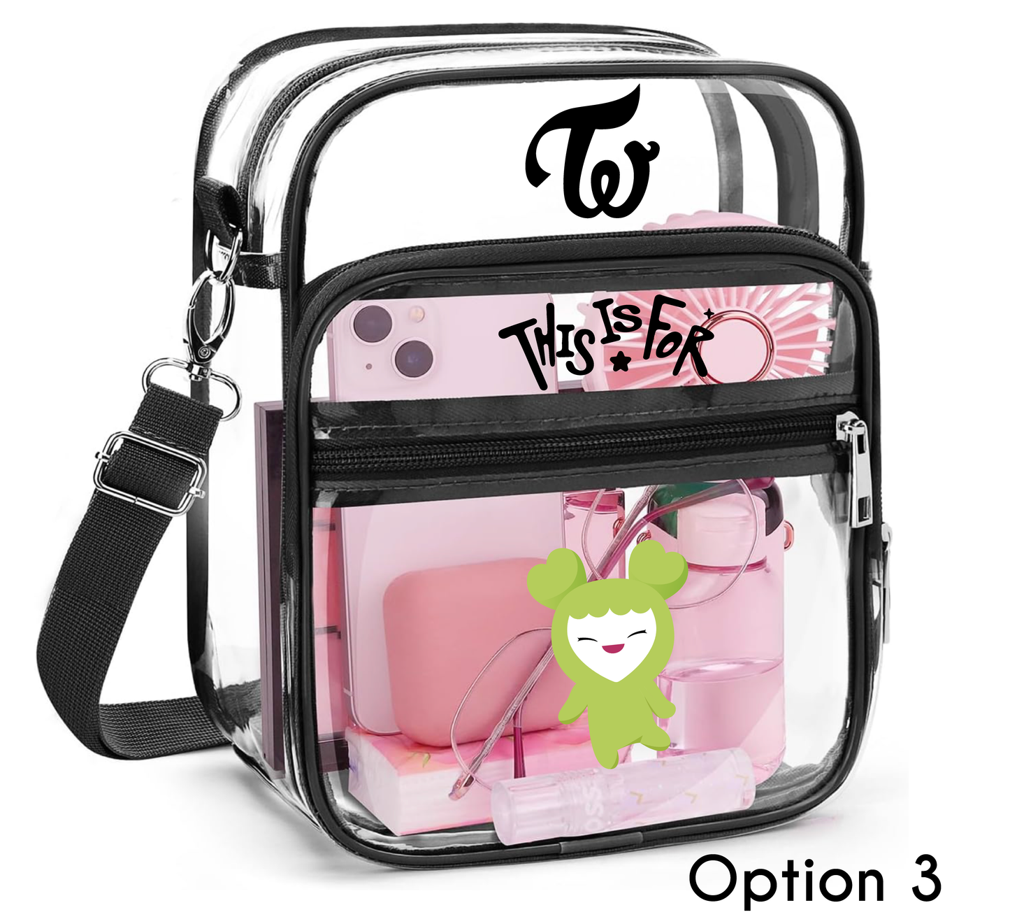 Clear Concert Bag – K-Pop Fan Aesthetic