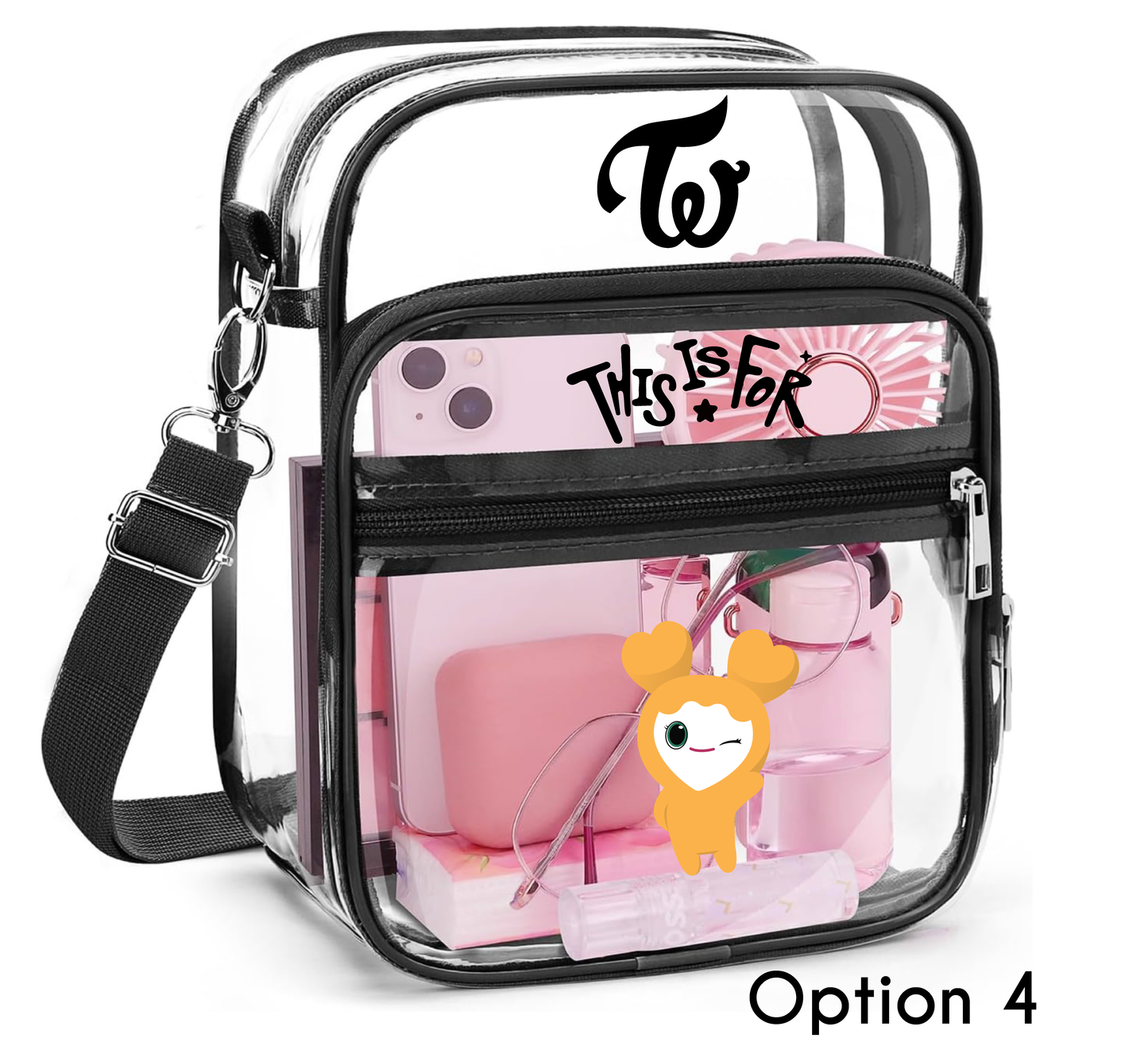 Clear Concert Bag – K-Pop Fan Aesthetic