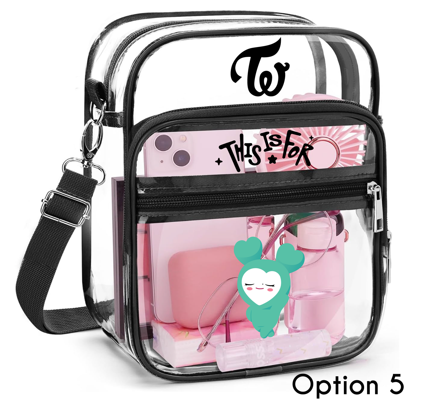 Clear Concert Bag – K-Pop Fan Aesthetic