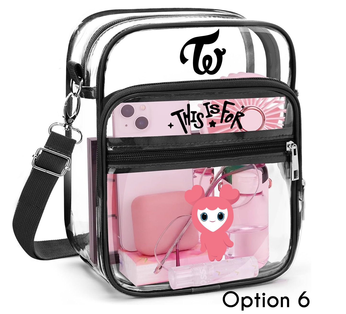 Clear Concert Bag – K-Pop Fan Aesthetic